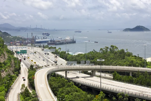 Autostrada a Hong Kong — Foto Stock
