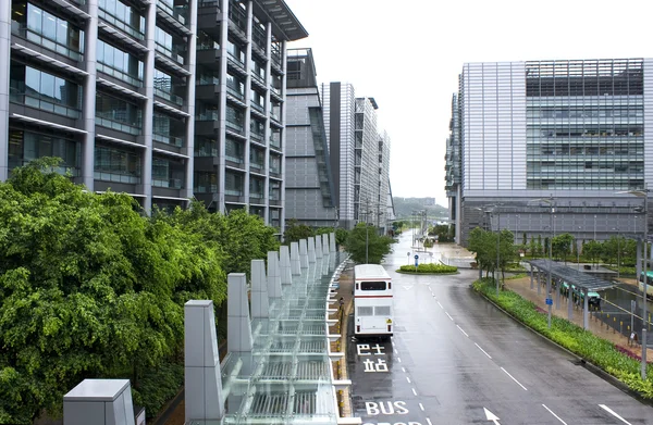 Hong kong modern building at daytime — Stock Photo, Image