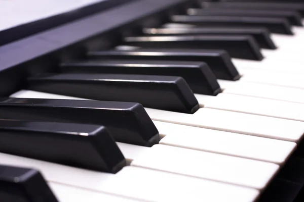Piano Key close up shot — Stock Photo, Image