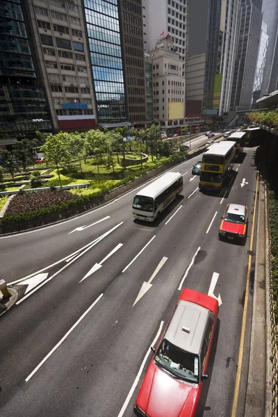 Día de tráfico en Hong Kong — Foto de Stock