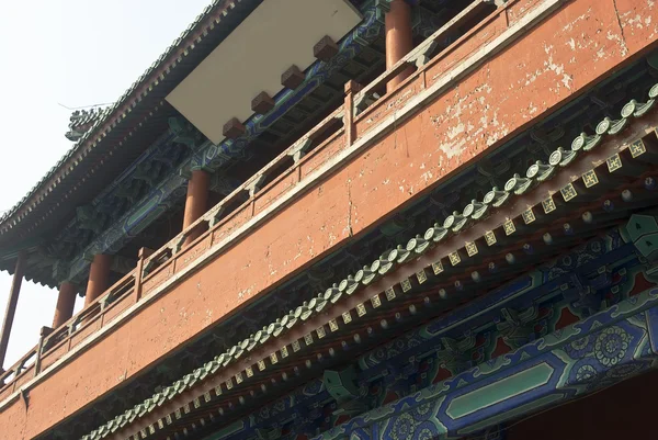 Arquitectura china: tomada en la gran muralla, Pekín, China — Foto de Stock