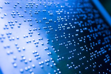 Plain Braille Page Macro clipart