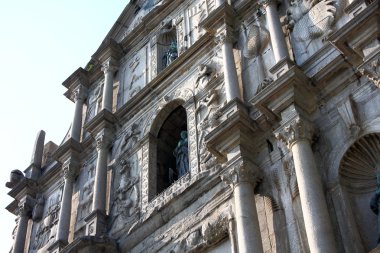 Macau world heritage, Ruins of St. Paul's clipart