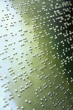 Plain Braille Page Macro clipart