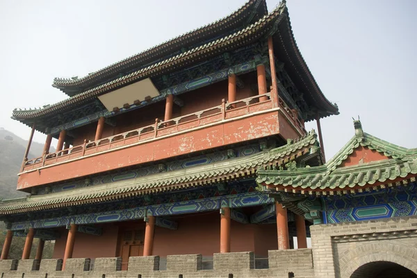 Arquitetura da China - Tomada na Grande Muralha, Pequim, China — Fotografia de Stock