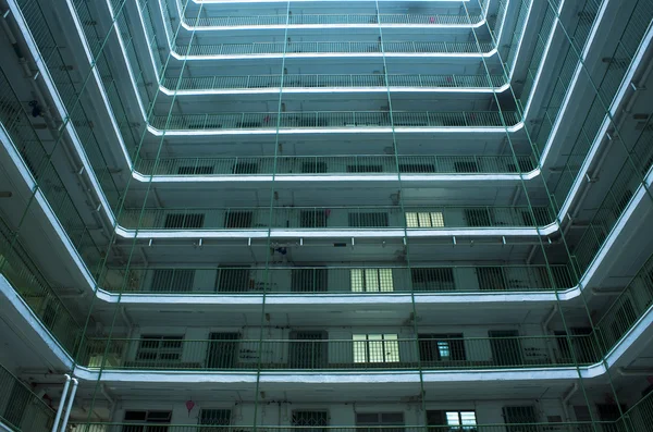 Hong kong mieszkań socjalnych apartamentowiec — Zdjęcie stockowe