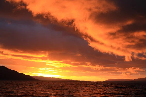 Zachód słońca na Karaibach — Zdjęcie stockowe