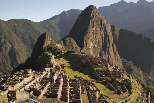 Machu-Picchu-Panorama lizenzfreie Stockfotos