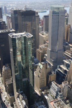 New york city panorama, gece