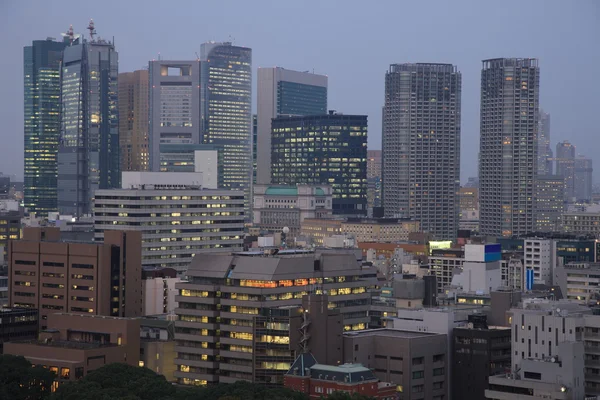 Staden Seoul i Sydkorea på natten — Stockfoto