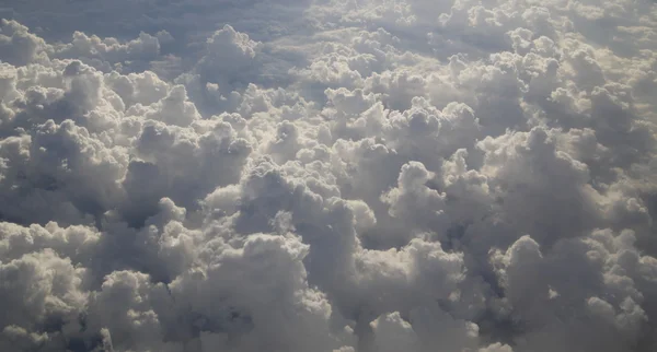 Облака с видом с воздуха — стоковое фото