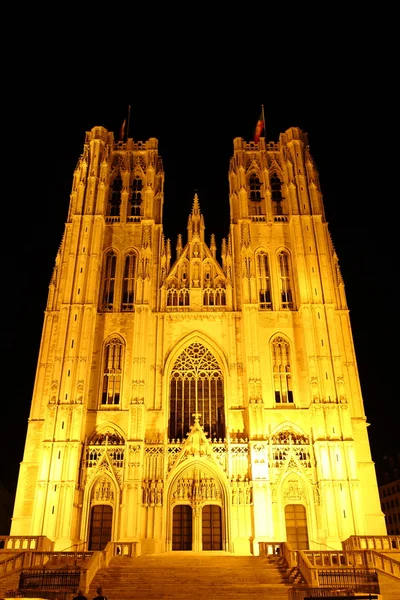 Kathedrale St. Michael in Brüssel — Stockfoto