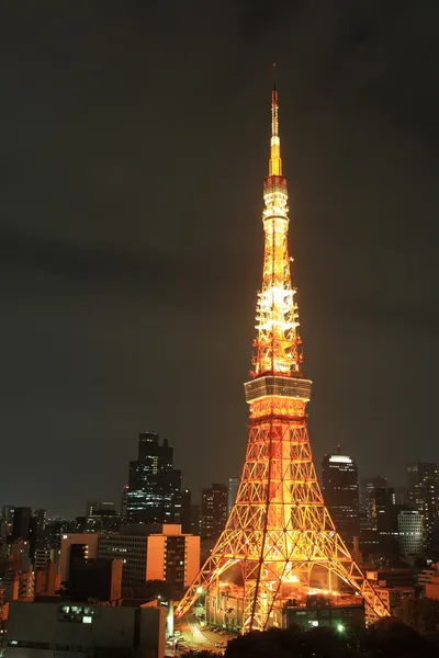 Torre de tokyo à noite — Fotografia de Stock