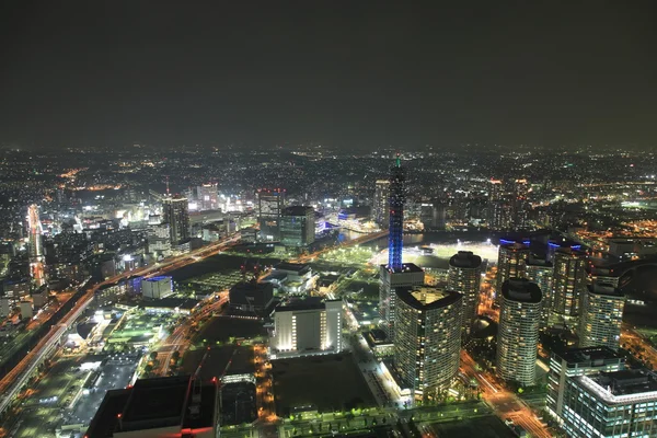 Osaka på natten — Stockfoto