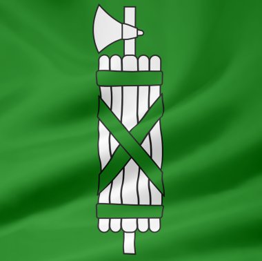 Flag of St. Gallen clipart