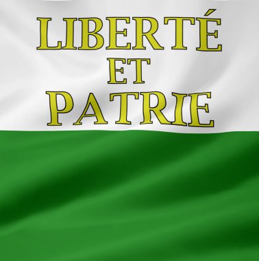 Flag of Vaud clipart