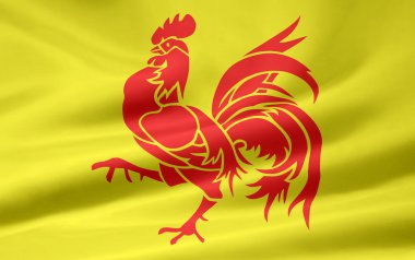 Flag of Wallonia clipart
