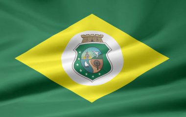 Flag of Ceara - Brazil clipart