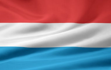 Flag of Luxembourg clipart