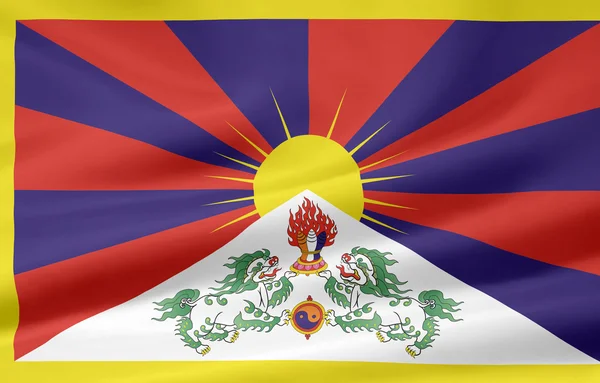 Flagga tibet — Stockfoto