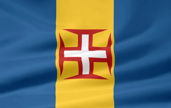 Vlajka Madeiry — Stock fotografie