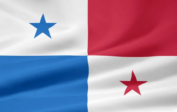 Flagge von Panama — Stockfoto