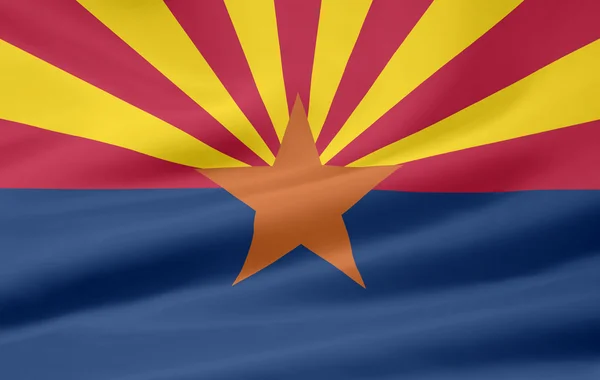 Flagge von Arizona — Stockfoto