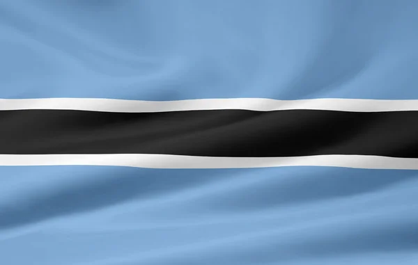 보츠와나의 국기 — 스톡 사진