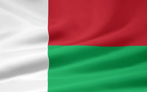 Flagge Madagaskars — Stockfoto