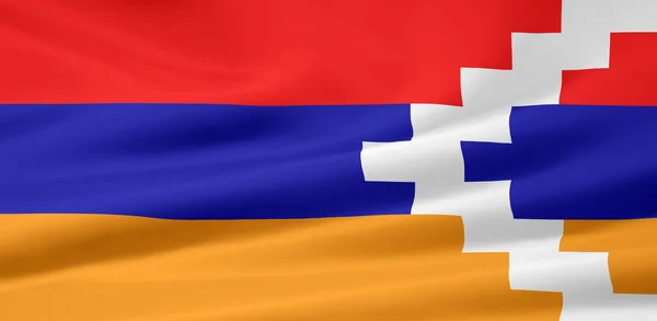 Bandiera del Nagorno Karabakh — Foto Stock