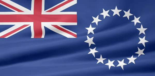 Cooköarnas flagg — Stockfoto