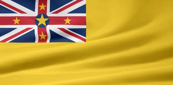 Niue zászlaja — Stock Fotó