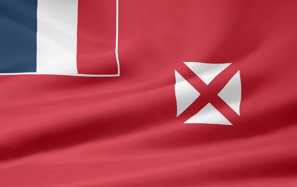 Flagga wallis- och Futunaöarna — Stockfoto