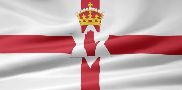 Vlajka Severního Irska — Stock fotografie