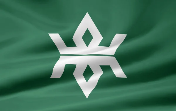 Σημαία της iwate - ΙΑΠΩΝΙΑ — Φωτογραφία Αρχείου