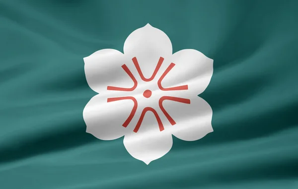 Прапор сага - Японія — стокове фото