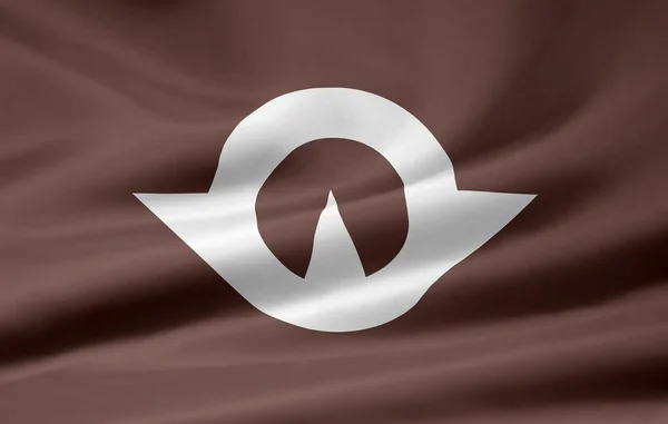 Σημαία του yamaguchi - ΙΑΠΩΝΙΑ — Φωτογραφία Αρχείου