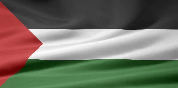 Flagge von Palestin — Stockfoto