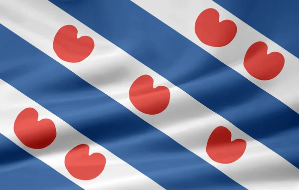 Bandeira da Frísia - Países Baixos — Fotografia de Stock
