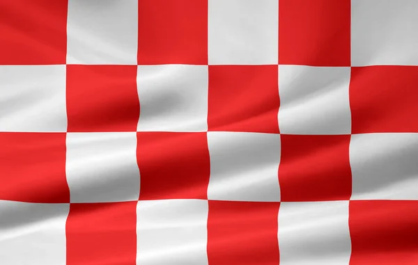 Flagge von Nordbrabant - Niederlande — Stockfoto