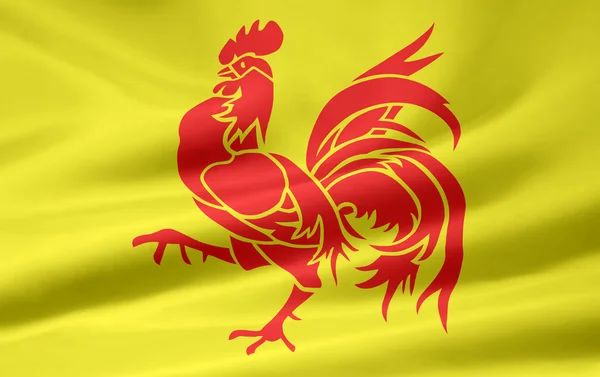 Bandera de Valonia — Foto de Stock