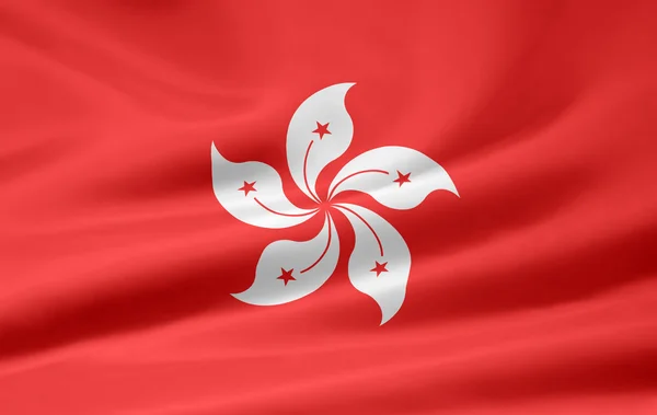 Vlag van hong kong — Stockfoto