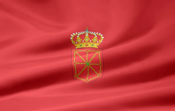 Flagge von Navarra — Stockfoto