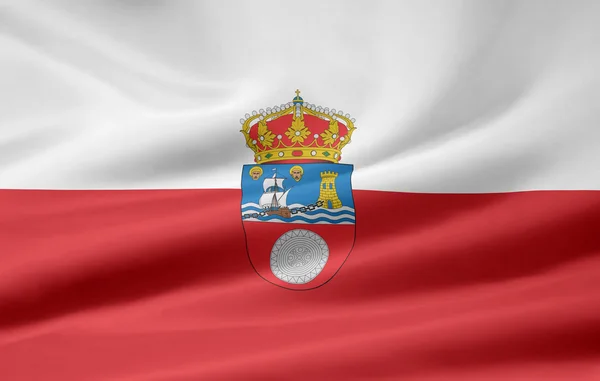 Vlajka Kantábrie — Stock fotografie