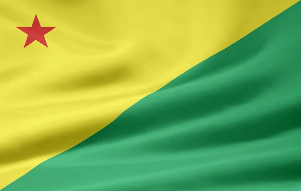 Flag of Acre - Brazil — Stock Photo, Image