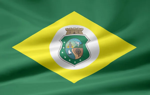 Flaga ceara - Brazylia — Zdjęcie stockowe
