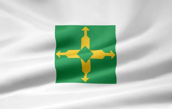 Bandeira do Distrito Federal - Brasil — Fotografia de Stock