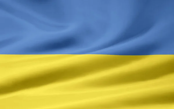 Bandiera dell'Ucraina — Foto Stock