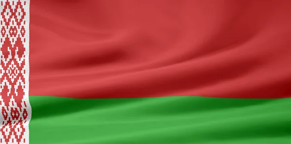 Běloruská vlajka — Stock fotografie