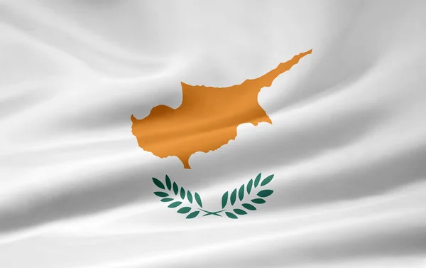 Ciprus zászlaja — Stock Fotó